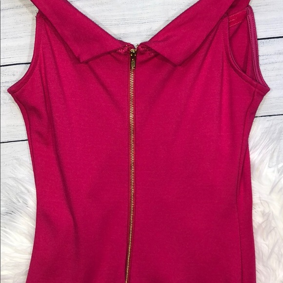 Revolve H:ours Merce Hot Pink Off Shoulder Dress - Picture 8 of 8